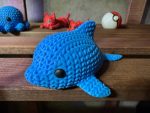 Дельфин 3d-вязанная игрушка
